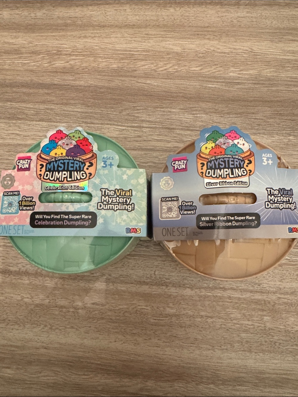 Mystery Dumpling Watermelon & Celebration Edition. Set of 2. NEW-